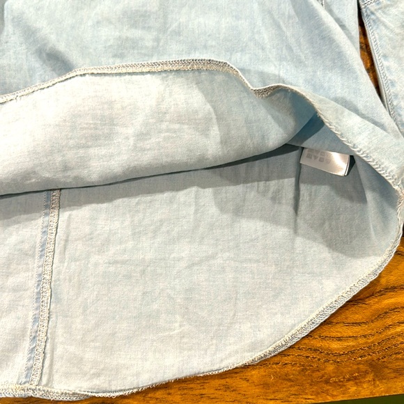 Calvin Klein off shoulder denim summer top size small - Picture 8 of 10